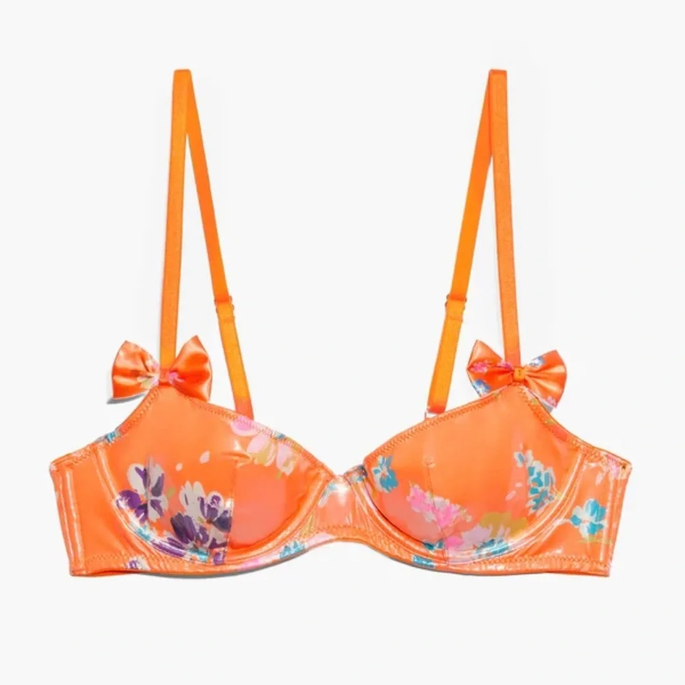 Savage X Fenty. 34B. Orange Créme Bedtime Bouquet Print - Picture 5 of 8
